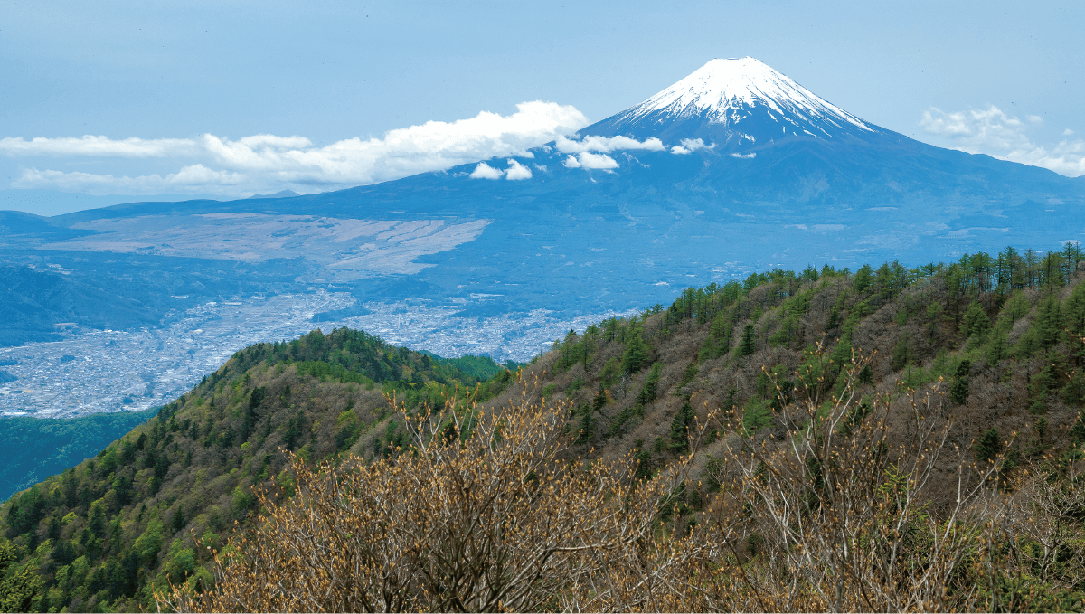 倉見山／富士山眺望コース／やまなしハイキングコース100選